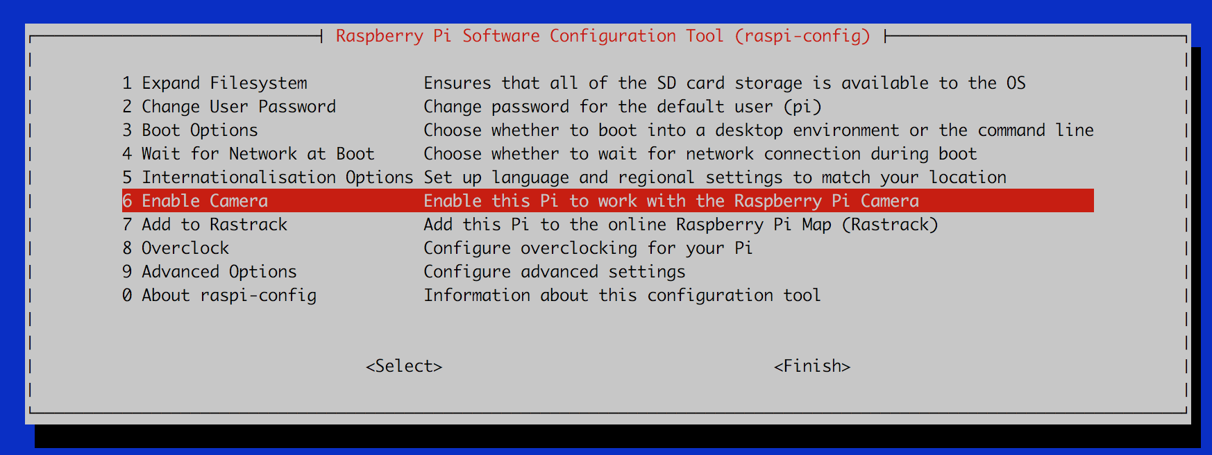 Raspberry Pi Camera setup